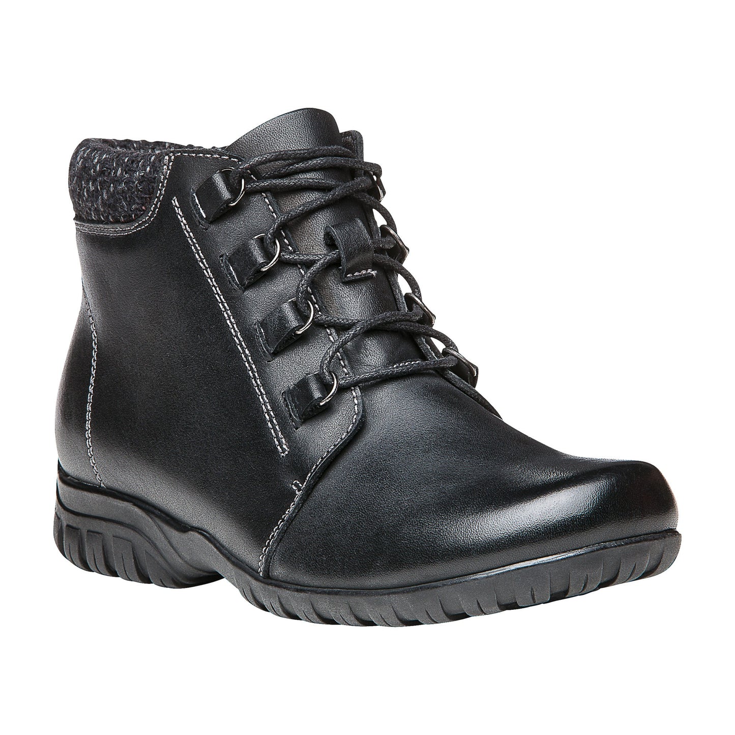 Propet Delaney Lace-up Boot Black