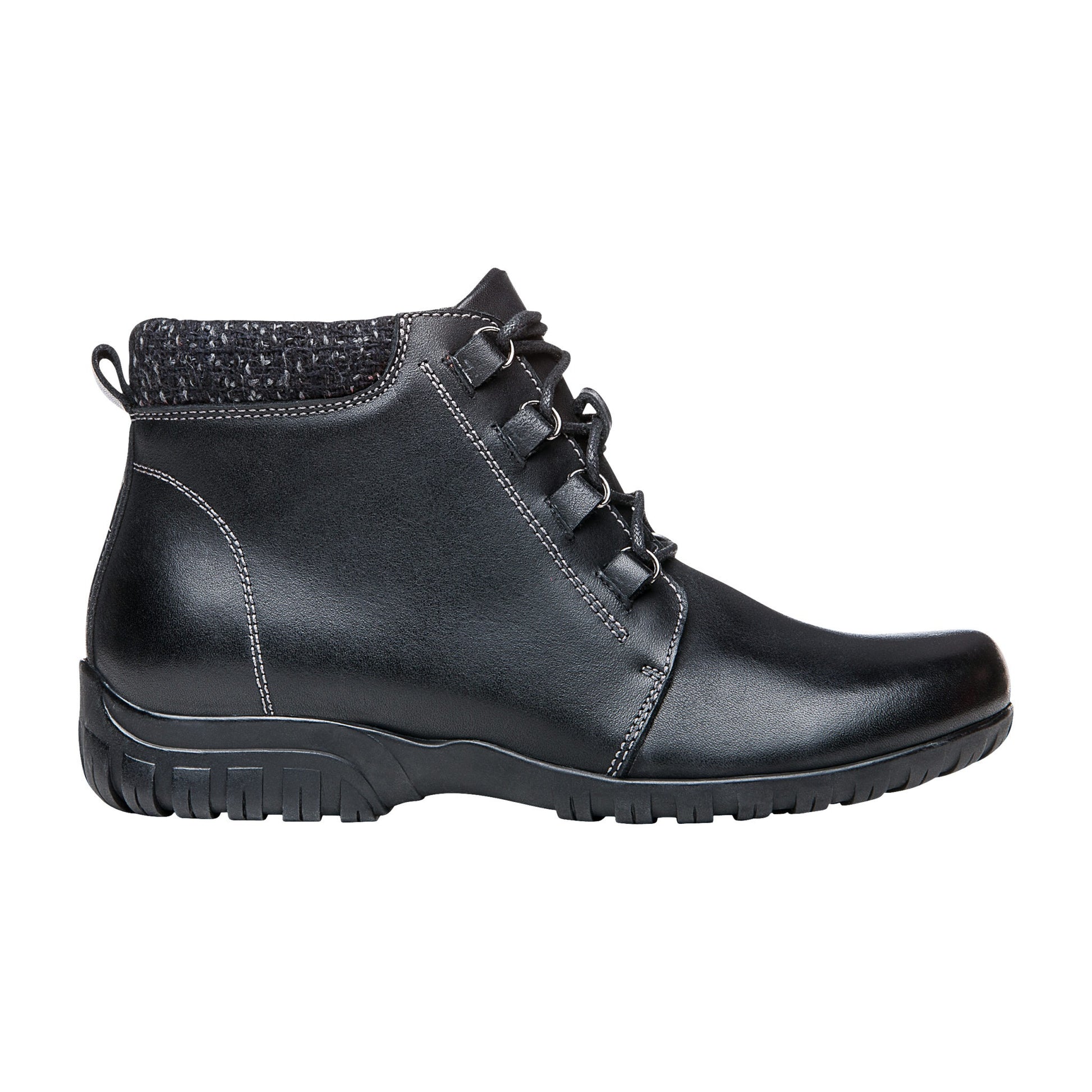 Propet Delaney Lace-up Boot Black