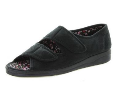 Panda Entice Slipper Black