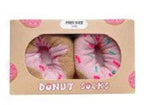 Food Socks Pink Donut