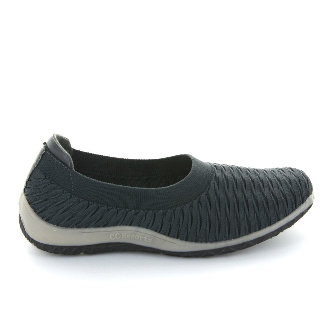 CC Resorts Sam Slip On Charcoal 