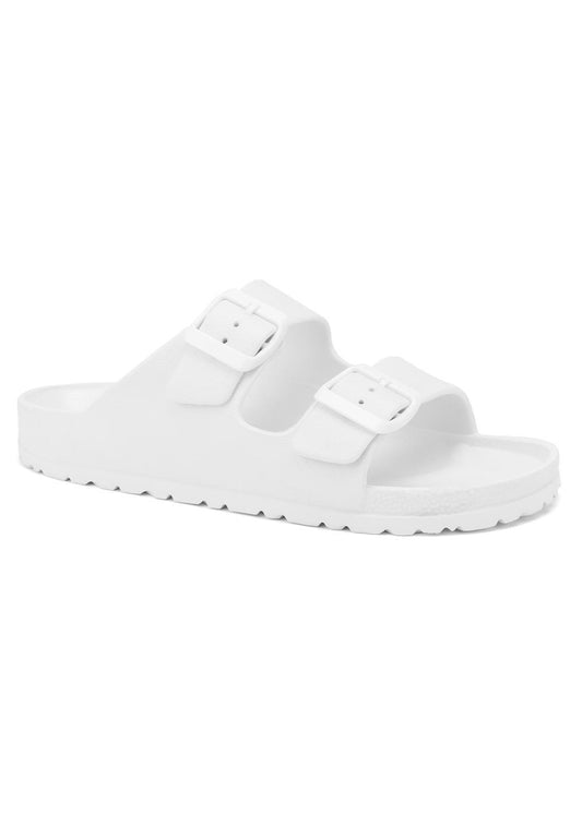 Silver Lining Hawaii EVA Slide White