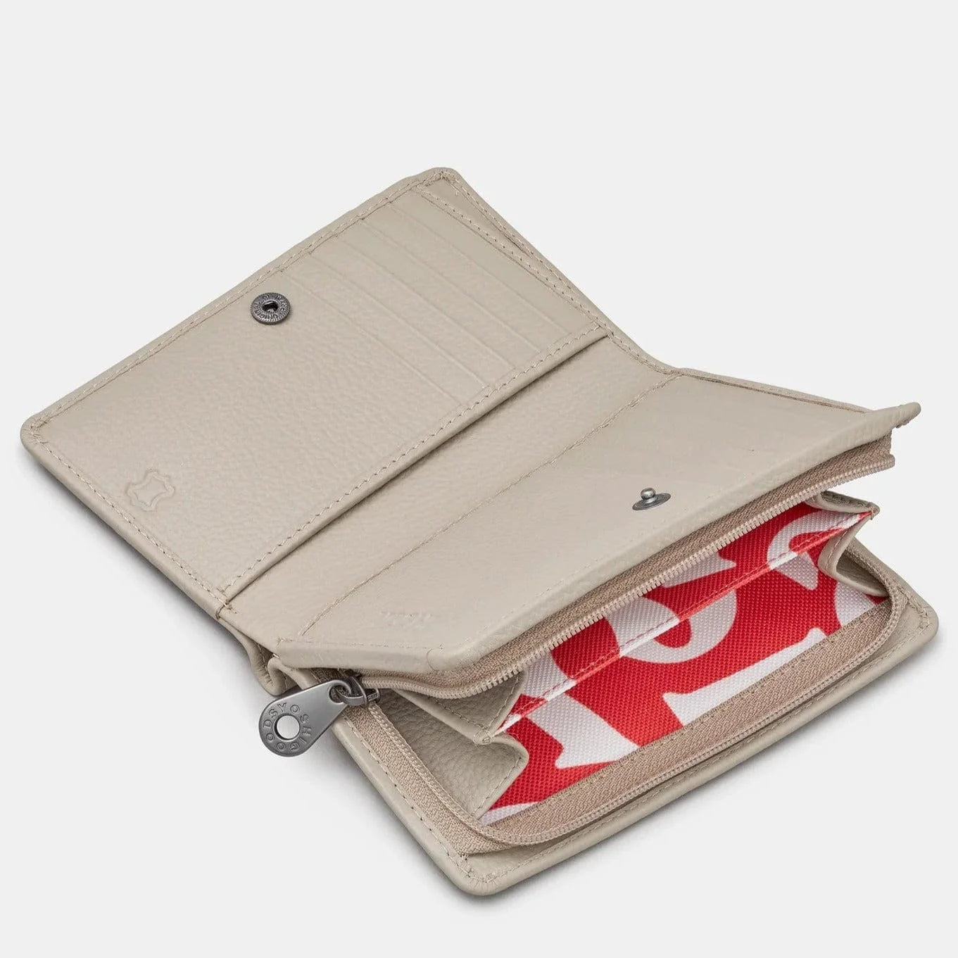 Yoshi Jane Austen Small Zip Around Purse Grey