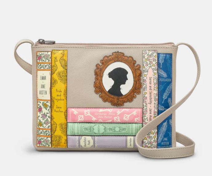 Yoshi Leather Jane Austen Cross Body Bag