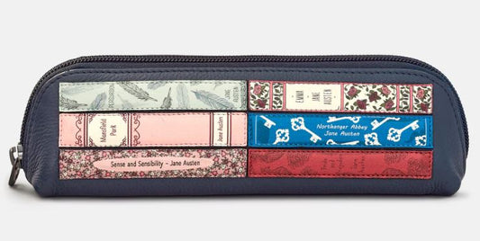 Yoshi Pencil Case  Jane Austen Navy