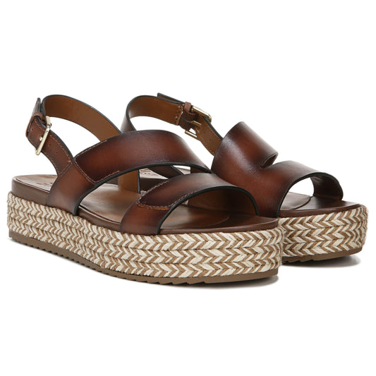 Naturalizer Jasmin Platform Sandal Brown 