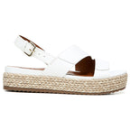 Naturalizer Jasmin Platform Sandal White 