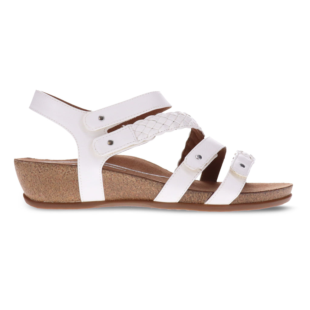 Scholl Josie Wedge Sandal White 