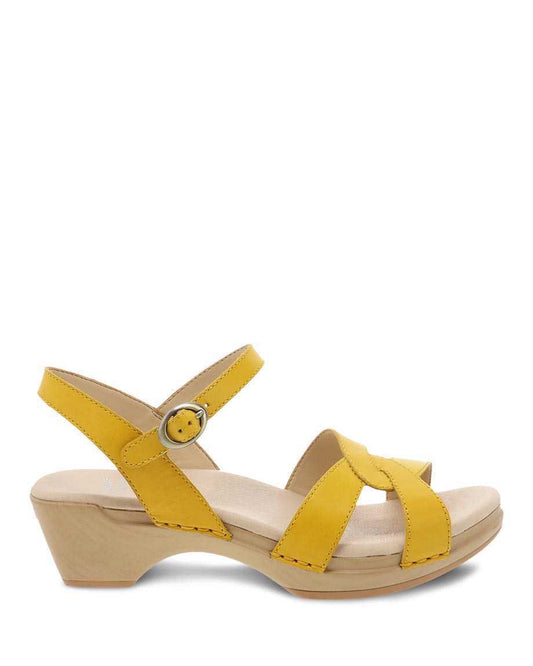 Dansko Karmen Yellow Burnished Calf