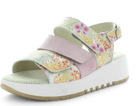 Kiarflex Krista Sandal Pink Floral