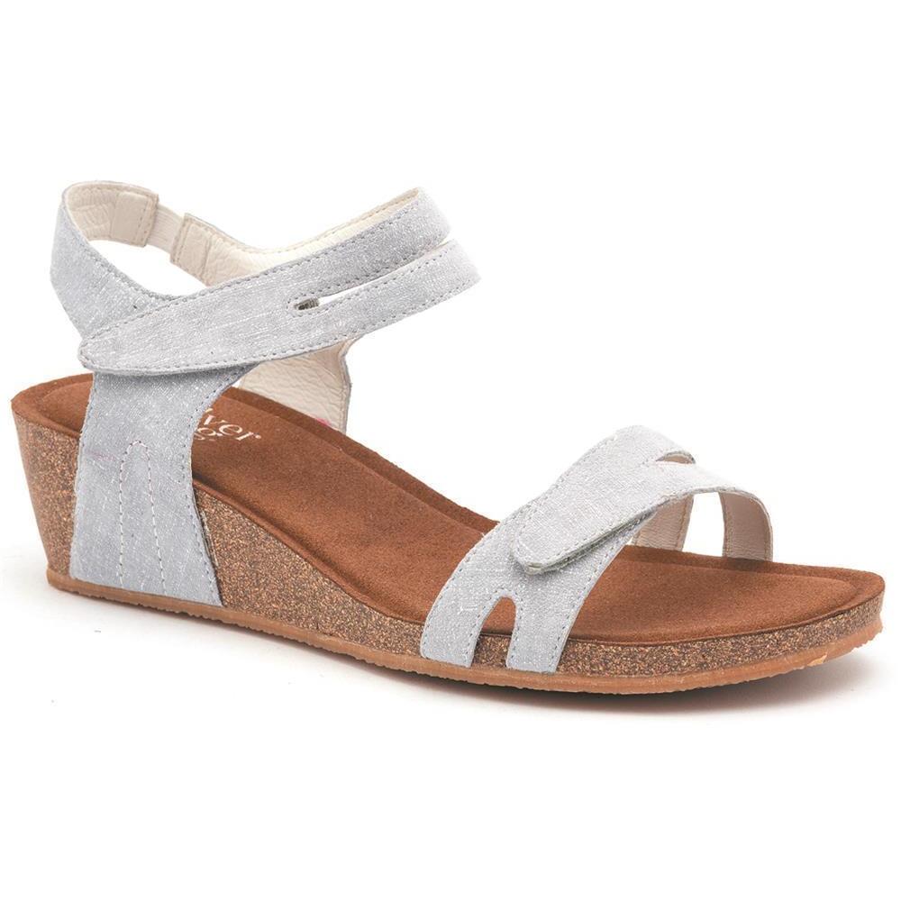 Silver Lining Kimberley Wedge Sandal Light Blue