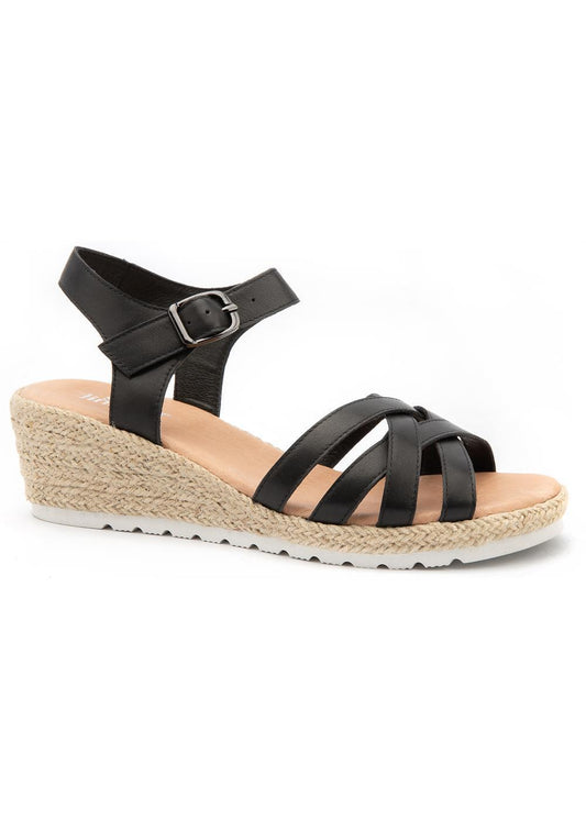 Silver Lining Kori Espadrille Black