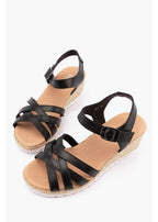 Silver Lining Kori Espadrille Black