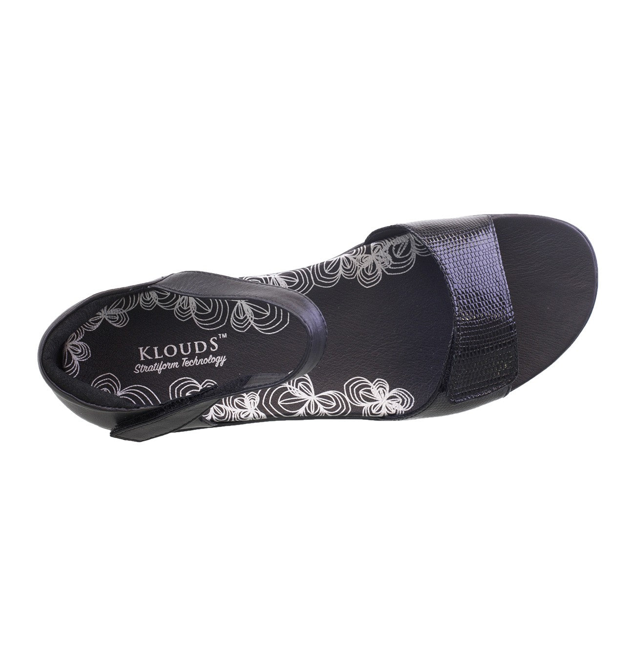 Klouds Laura Black Croc sz 36