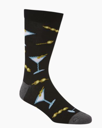 Bamboozld Mens Dirty Martini Bamboo Socks 