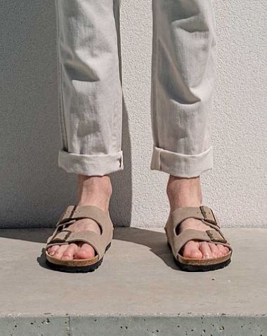 Silver Lining Mens Hawaii Apure Taupe Suede