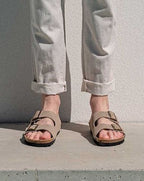 Silver Lining Mens Hawaii Apure Taupe Suede