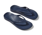 Archies Arch Support Thongs Navy