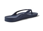 Archies Arch Support Thongs Navy