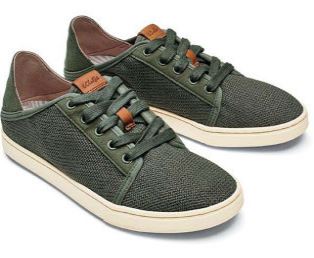 Olukai Pehuea Li Lace up Dusty Olive