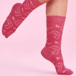 Bizcare Happy Feet Compression socks Pink