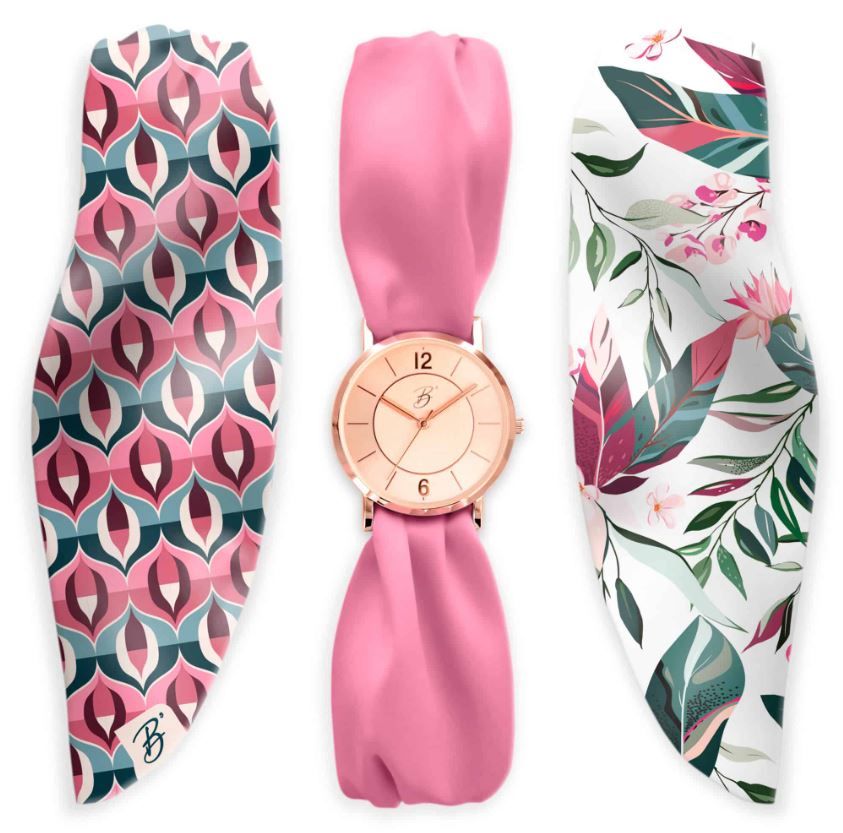 Bills Trend Satin Ribbon Watch