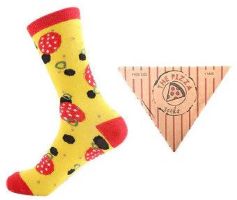 Food Socks Pizza Triangle