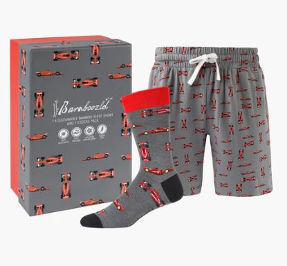 Bamboozld Mens F1 RACER SHORT & SOCK GIFT SET