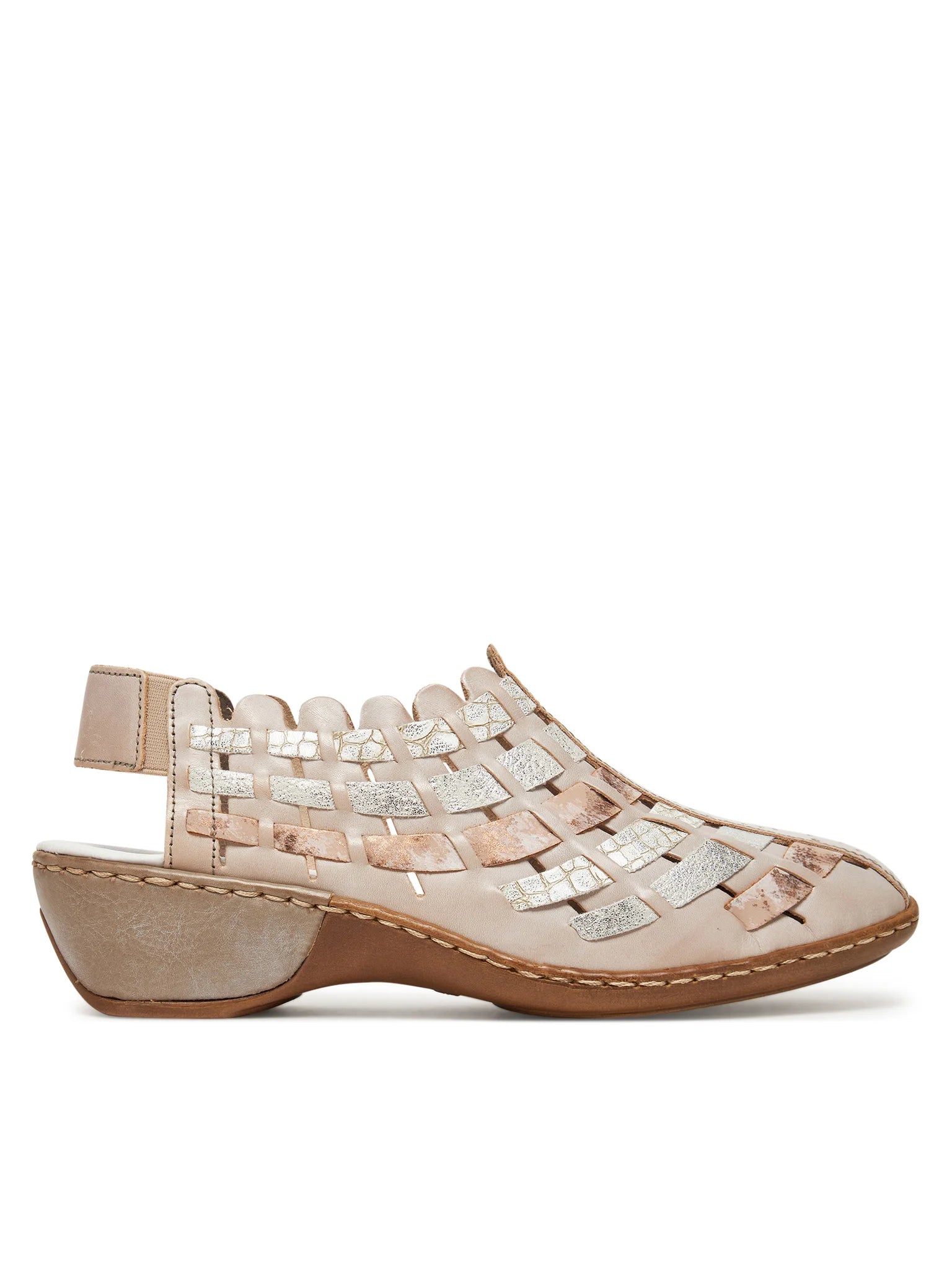 Rieker Woven Heel 43753