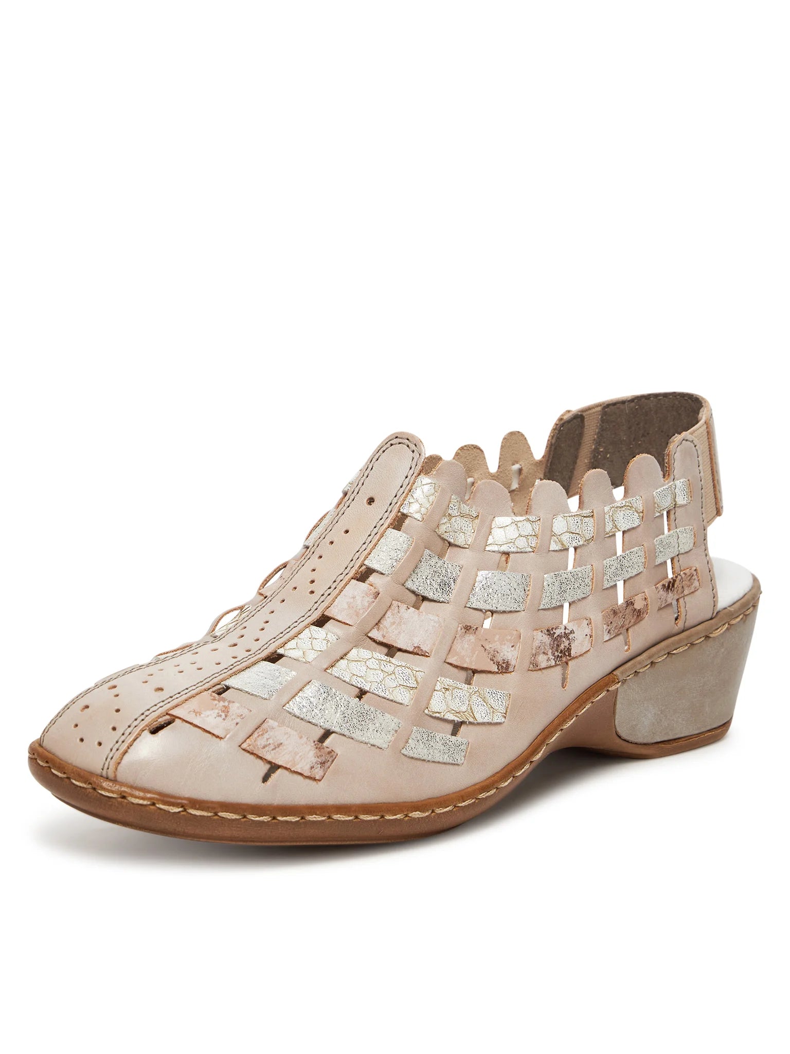 Rieker Woven Heel 43753