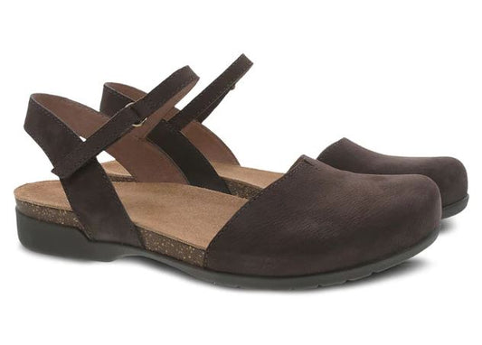 Dansko Rowan Chocolate Nubuck Sandal 