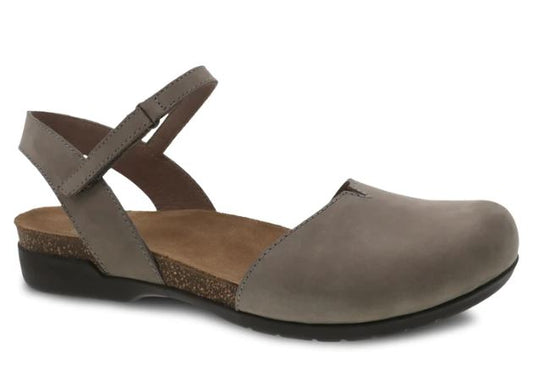 Dansko Rowan Taupe Nubuck Sandal 