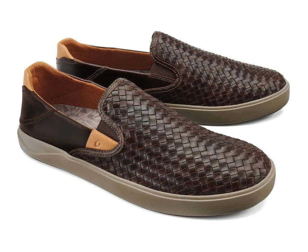 Olukai Mens Lae‘ahi Lauhala Brown