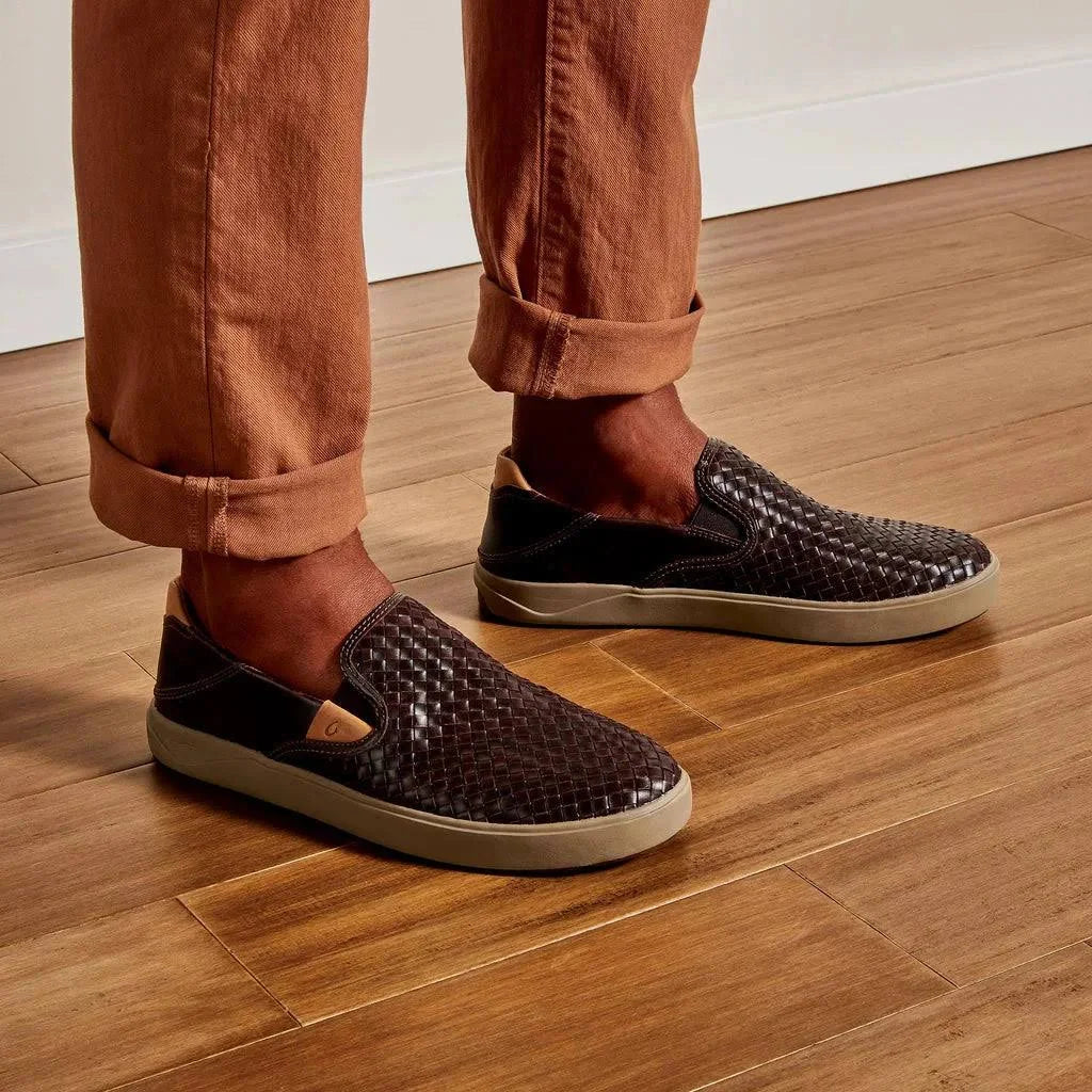 Olukai Mens Lae‘ahi Lauhala Brown