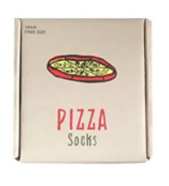 Food Socks Pizza Square