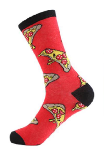 Food Socks Pizza Square