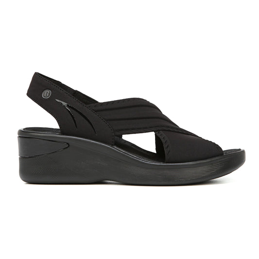 Bzees Sunset Wedge Sandal Black