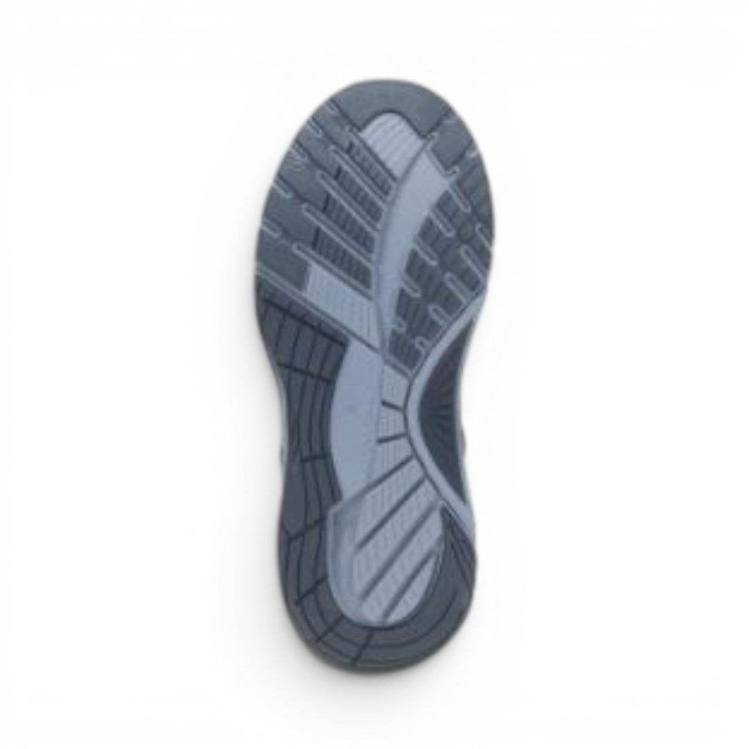 The Happy Shoe Shop Dansko Poppy sneaker grey rubber outsole with textured tread pattern for traction