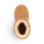 The Happy Shoe Shop Emu Australia Platinum Stinger Lo sheepskin boot in tan, water-resistant and made in Australia.