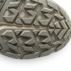 The Happy Shoe Shop Keen Targhee Apex WP sneaker showing the beige rubber outsole with multi-directional lug pattern.