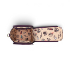 The Happy Shoe Shop Vendula London telephone box bag interior with iconic printed cotton lining and zip compartment