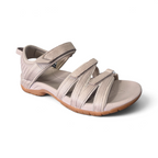 The Happy Shoe Shop Thomas Cook Activate wide-fit beige outdoor sandal with adjustable hook and loop straps