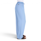 The Happy Shoe Shop Thomas Cook Clara light blue lyocell wide leg pants with elasticated drawstring waist