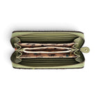The Happy Shoe Shop Vendula London Flower Shop ziparound wallet interior with card slots, coin pocket, and note sections