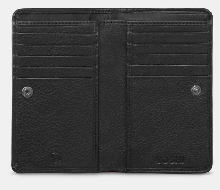 Yoshi Leather Highland Thistle Small  Zip Around Purse