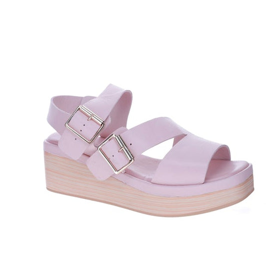 Le Sansa Tri Platform Sandal Cameo Pink 