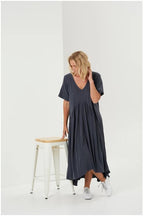Blanc Deluxe Valance Dress Soot