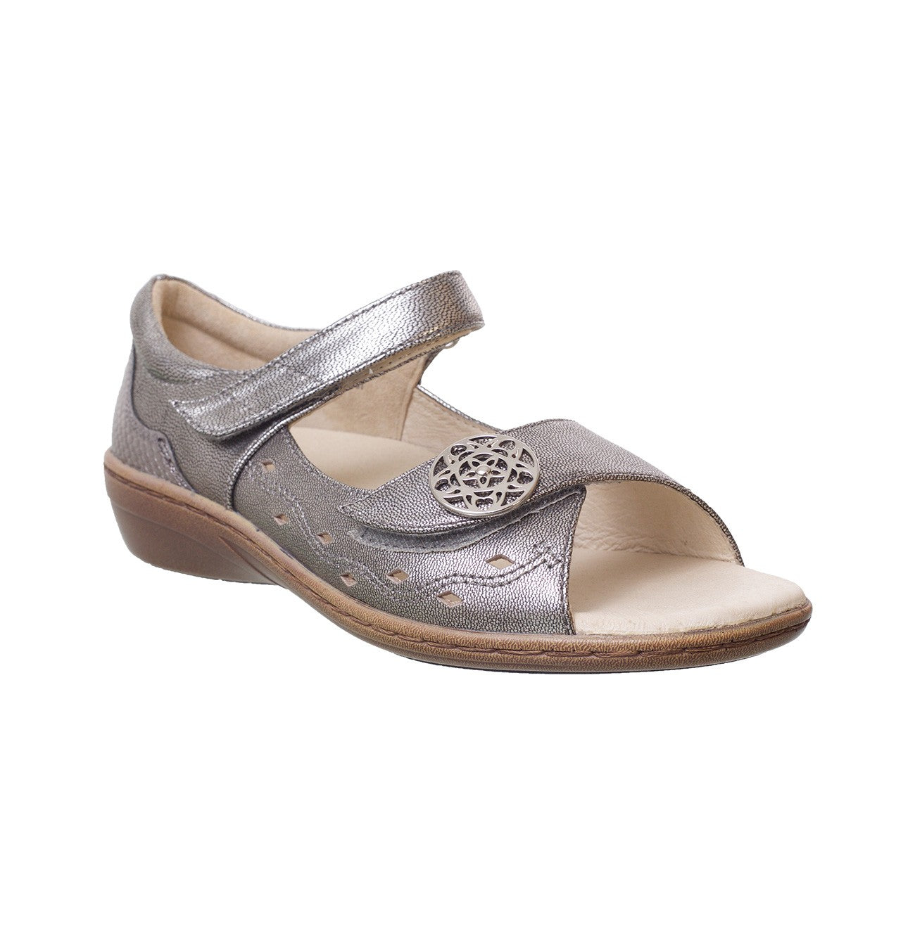 Klouds Venice Sandal Pewter sz 42