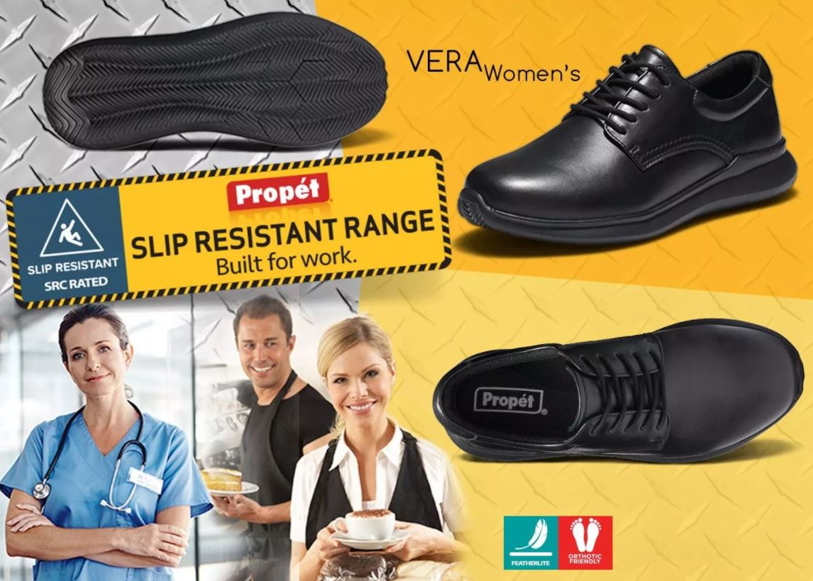Propet Vera Black Lace Up 