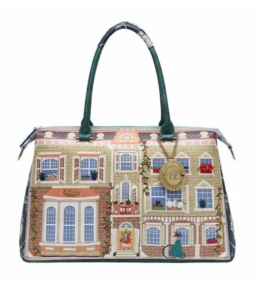 Vendula Heritage Victorian Dolls House Double Sided Weekender Tote